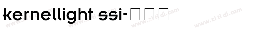 kernellight ssi字体转换